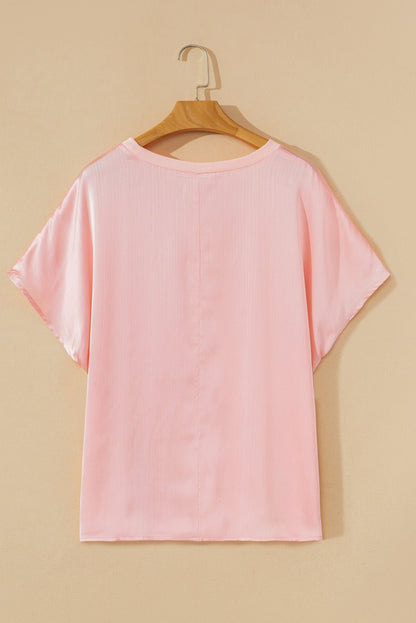 Nyomi Short Batwing Sleeve PLUS Top - Hello Beautiful BoutiquePlus Size Tops & TeesThreaded Pear