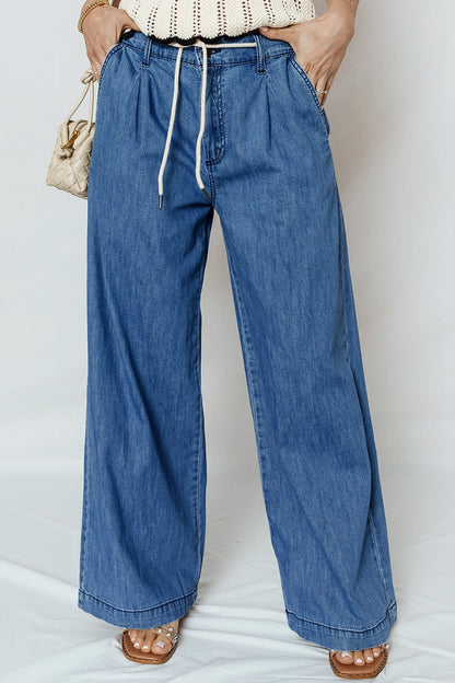 Oakleigh On Wide Leg Jeans - Hello Beautiful BoutiqueJeansThreaded Pear