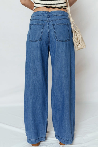 Oakleigh On Wide Leg Jeans - Hello Beautiful BoutiqueJeansThreaded Pear