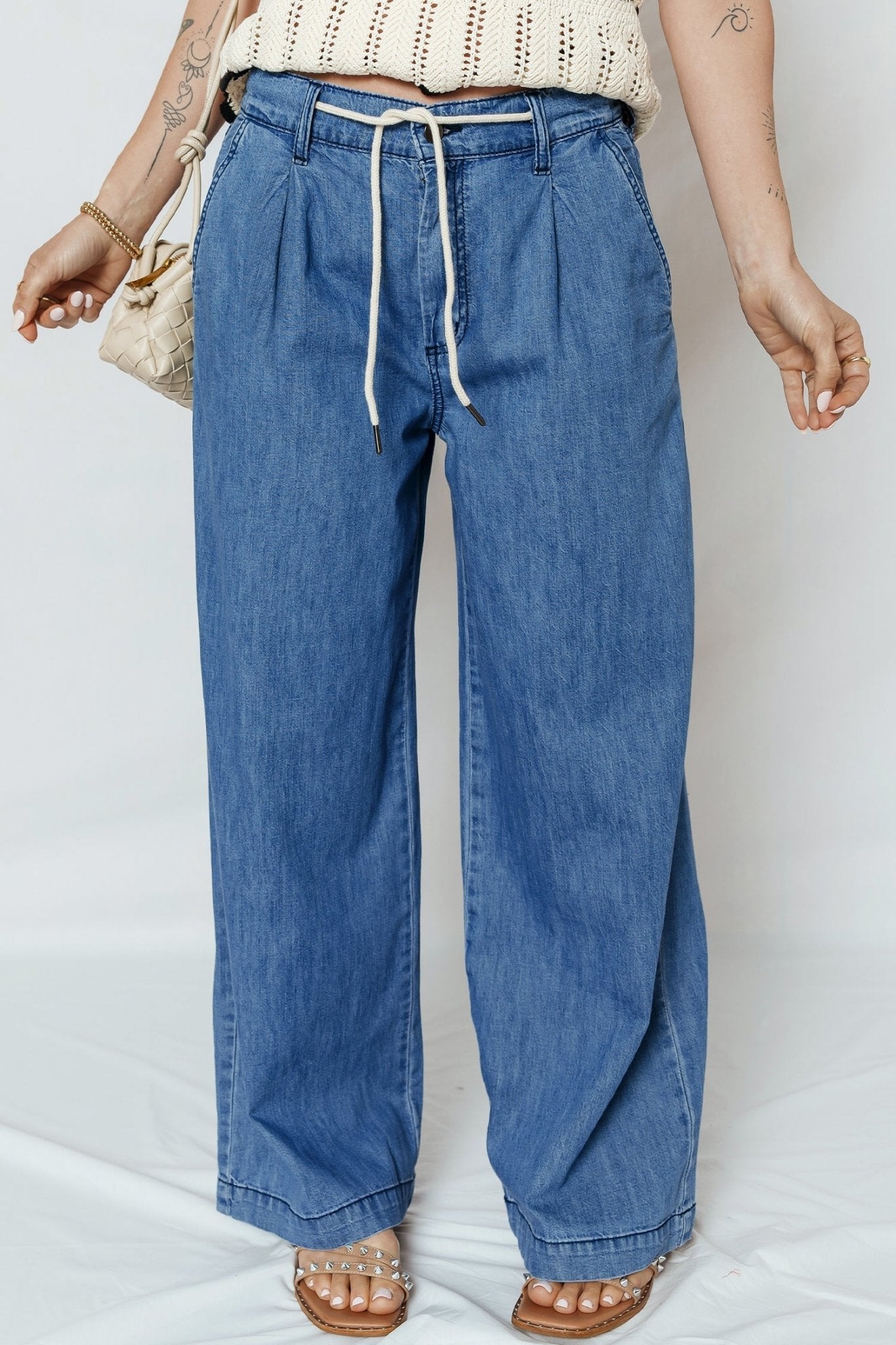 Oakleigh On Wide Leg Jeans - Hello Beautiful BoutiqueJeansThreaded Pear