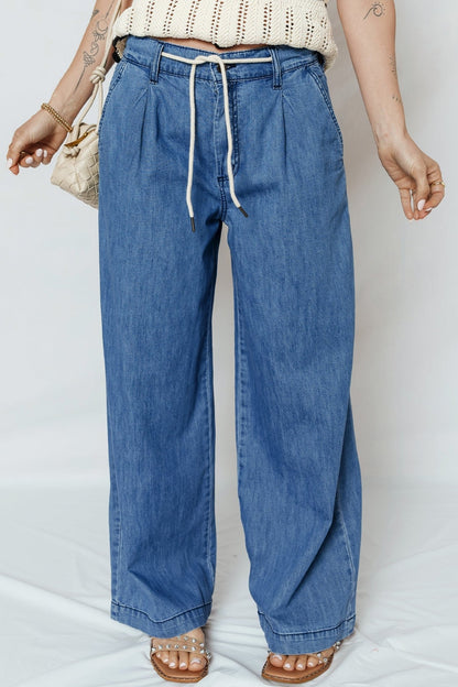 Oakleigh On Wide Leg Jeans - Hello Beautiful BoutiqueJeansThreaded Pear