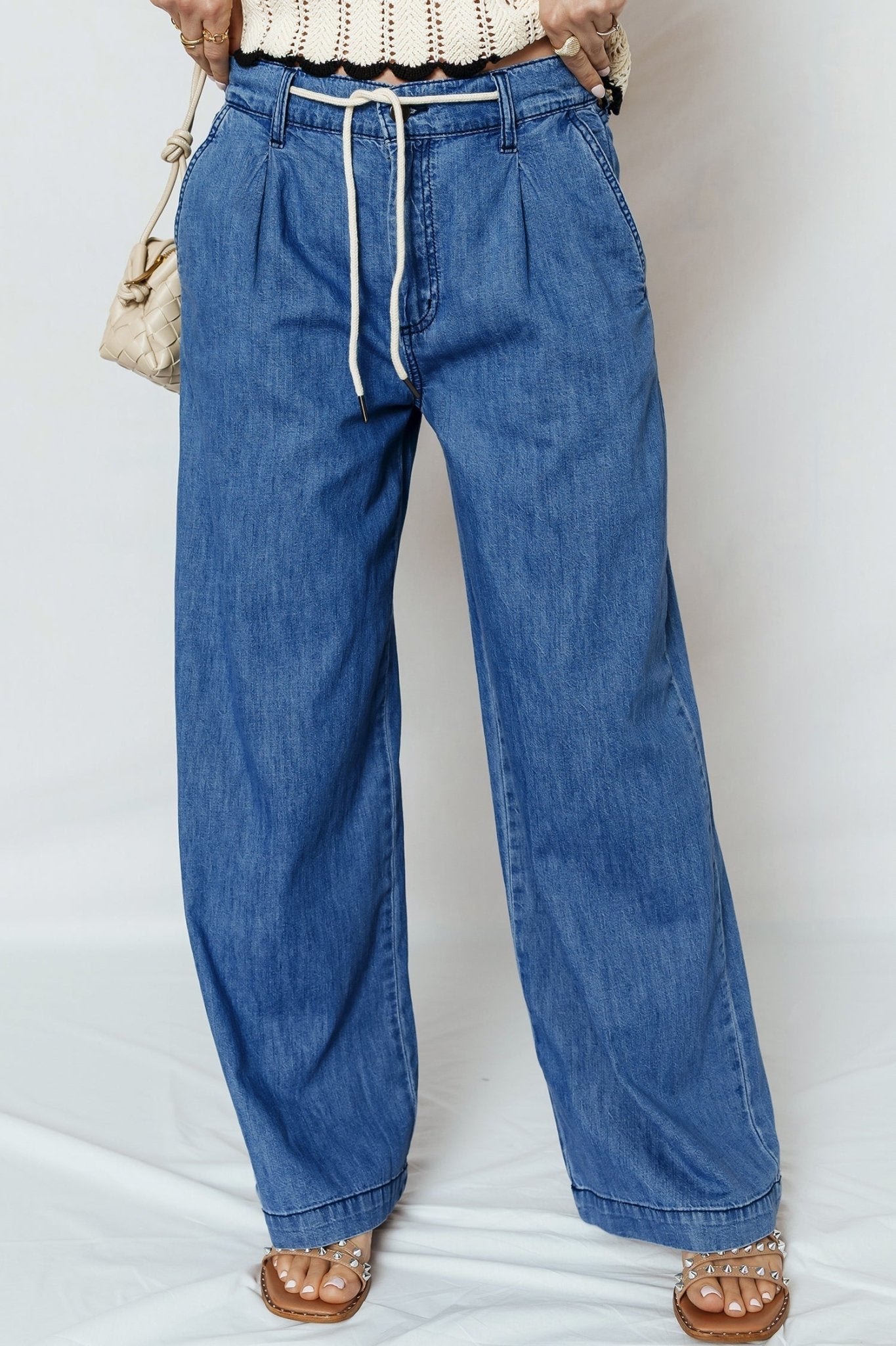Oakleigh On Wide Leg Jeans - Hello Beautiful BoutiqueJeansThreaded Pear