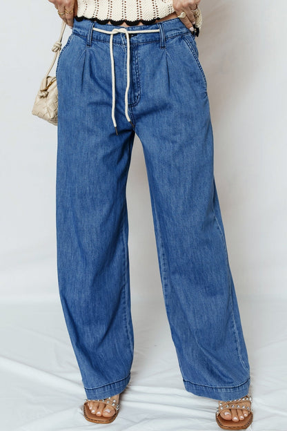 Oakleigh On Wide Leg Jeans - Hello Beautiful BoutiqueJeansThreaded Pear