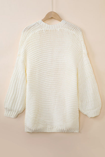 Oakley Shoulder Puff Sleeve Cardigan - Hello Beautiful BoutiqueCardigansThreaded Pear
