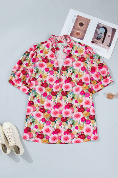 Oaklynn Puff Short Sleeve PLUS Top - Hello Beautiful BoutiquePlus Size Blouses & ShirtsThreaded Pear