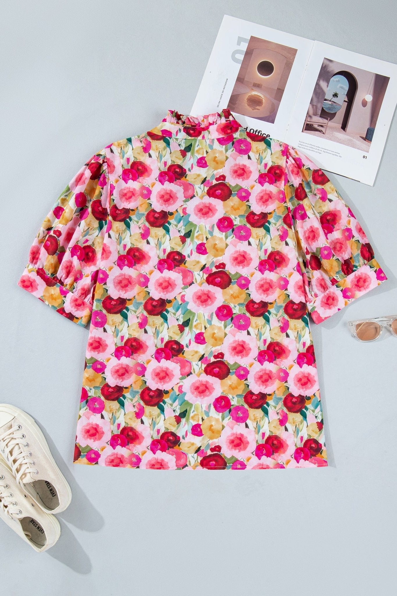Oaklynn Puff Short Sleeve PLUS Top - Hello Beautiful BoutiquePlus Size Blouses & ShirtsThreaded Pear