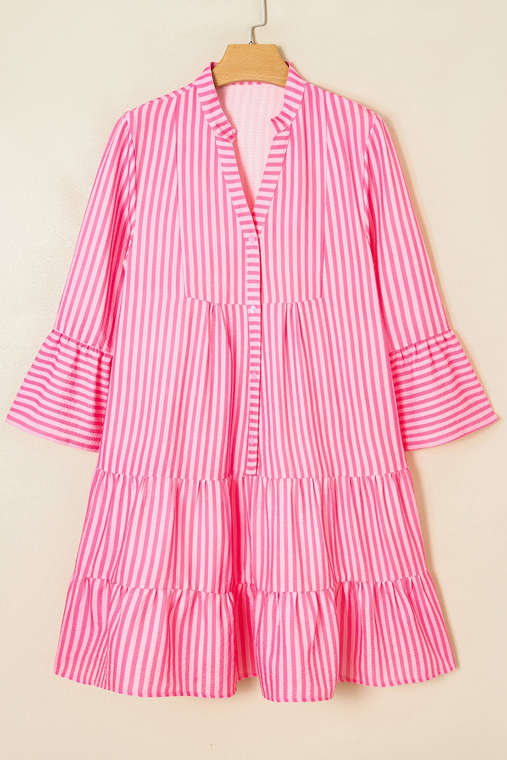 Oaklynn Tiered Flowy Mini Dress - Hello Beautiful BoutiqueMini DressesThreaded Pear
