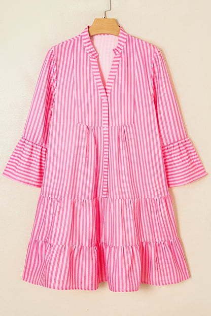 Oaklynn Tiered Flowy Mini Dress - Hello Beautiful BoutiqueMini DressesThreaded Pear