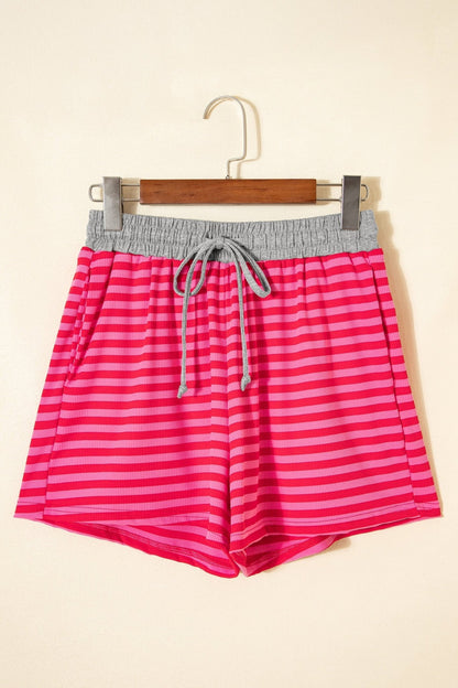 Ocean Waist Casual Ribbed Shorts - Hello Beautiful BoutiqueCasual ShortsThreaded Pear