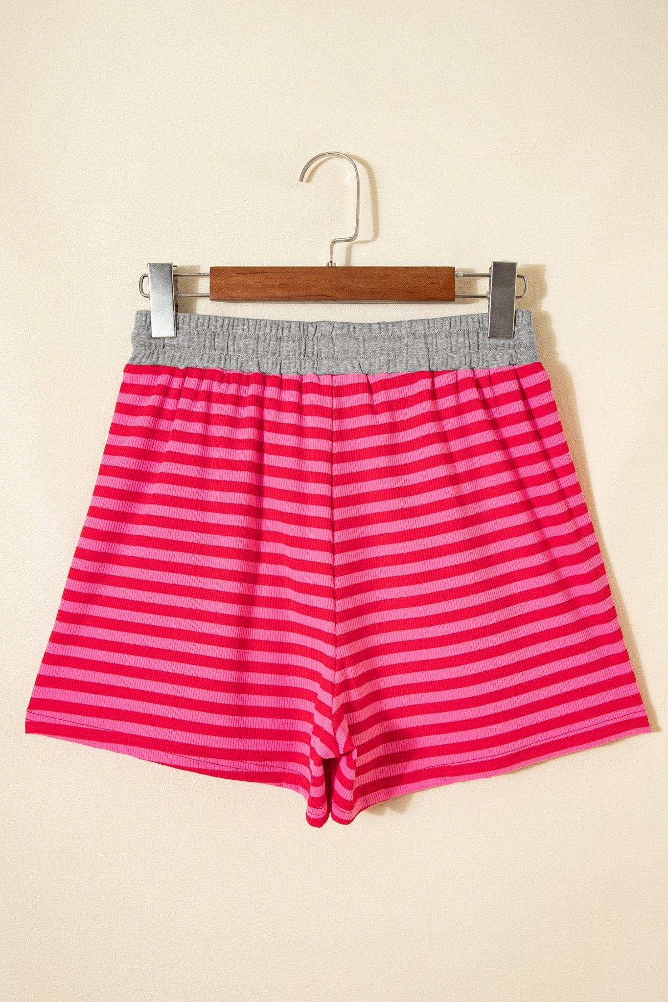 Ocean Waist Casual Ribbed Shorts - Hello Beautiful BoutiqueCasual ShortsThreaded Pear