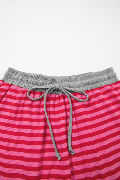 Ocean Waist Casual Ribbed Shorts - Hello Beautiful BoutiqueCasual ShortsThreaded Pear