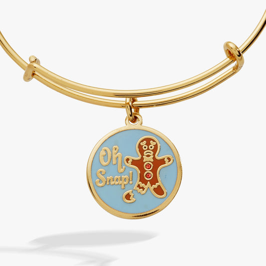 'Oh Snap!' Gingerbread Charm Bangle - Hello Beautiful BoutiqueBraceletsALEX AND ANI