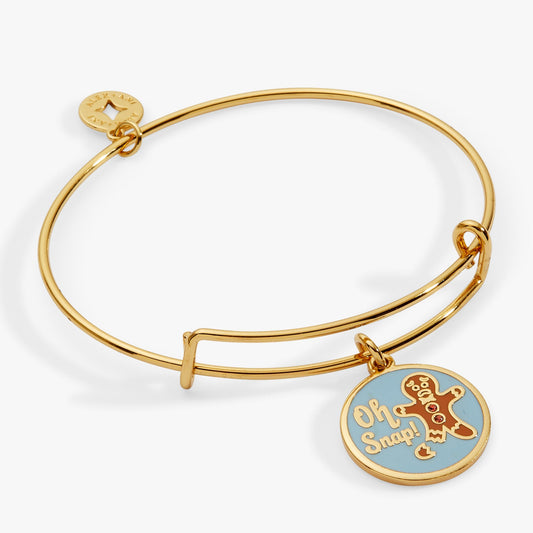 'Oh Snap!' Gingerbread Charm Bangle - Hello Beautiful BoutiqueBraceletsALEX AND ANI