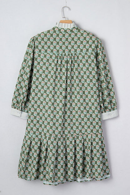 Olivia 4 Sleeve Floral PLUS Dress - Hello Beautiful BoutiquePlus Size Mini DressesThreaded Pear
