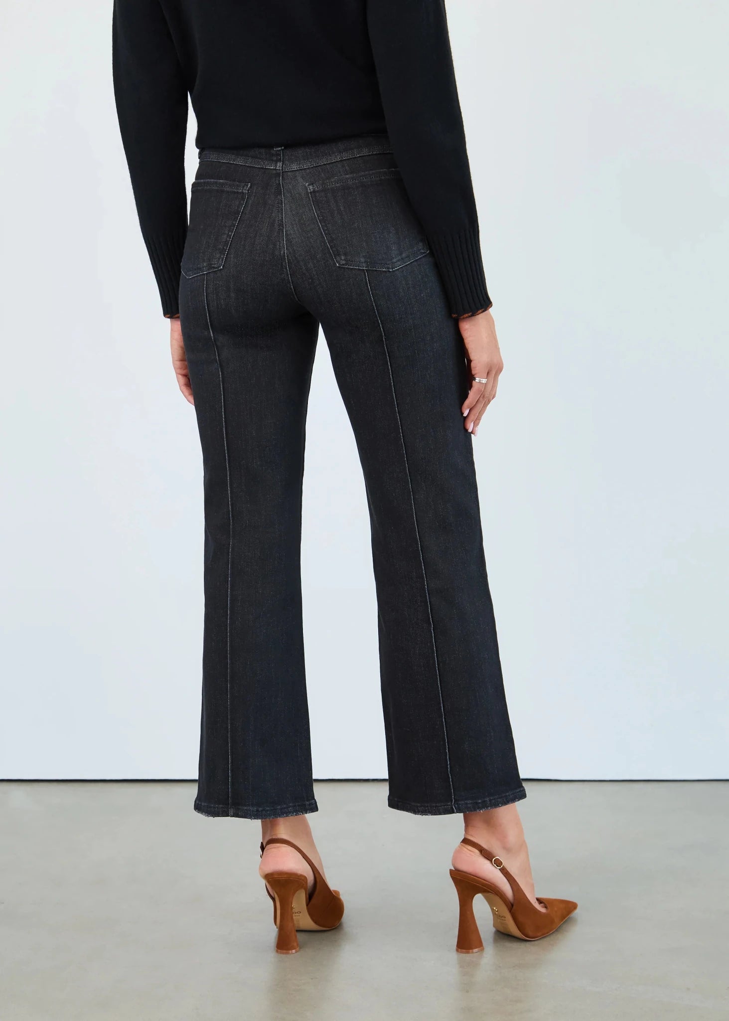 Olivia Pintuck Wide Leg Denim - Hello Beautiful BoutiqueJeansFrench Dressing Jeans