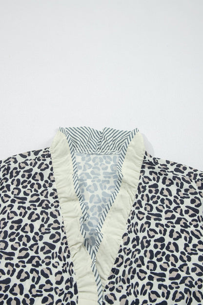 Paige Frilled Short Sleeve PLUS Blouse - Hello Beautiful BoutiquePlus Size Blouses & ShirtsThreaded Pear