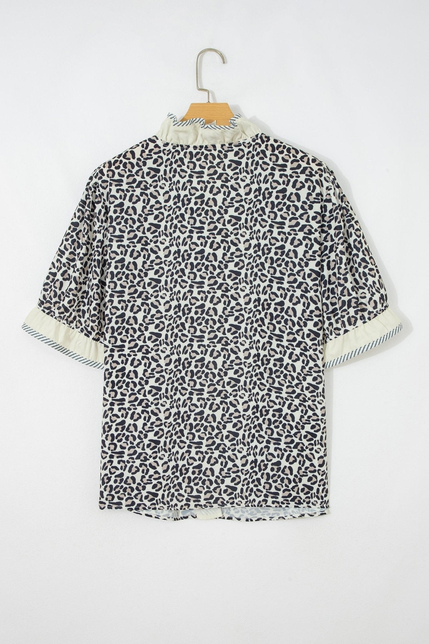 Paige Frilled Short Sleeve PLUS Blouse - Hello Beautiful BoutiquePlus Size Blouses & ShirtsThreaded Pear