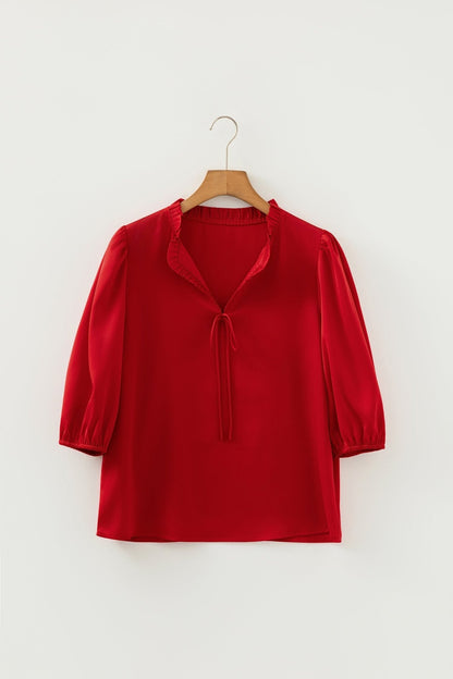 Paislee 3 4 Sleeve Blouse - Hello Beautiful BoutiqueBlouses & ShirtsThreaded Pear