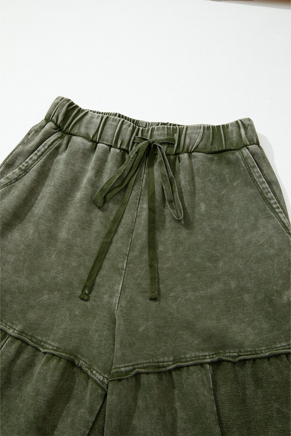 Paisley Leg Patchwork Drawstring Pants - Hello Beautiful BoutiquePants & CulotteThreaded Pear