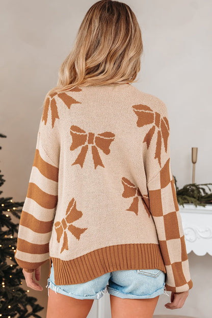 Palie Sleeve Drop Shoulder Sweater - Hello Beautiful BoutiqueSweatersThreaded Pear