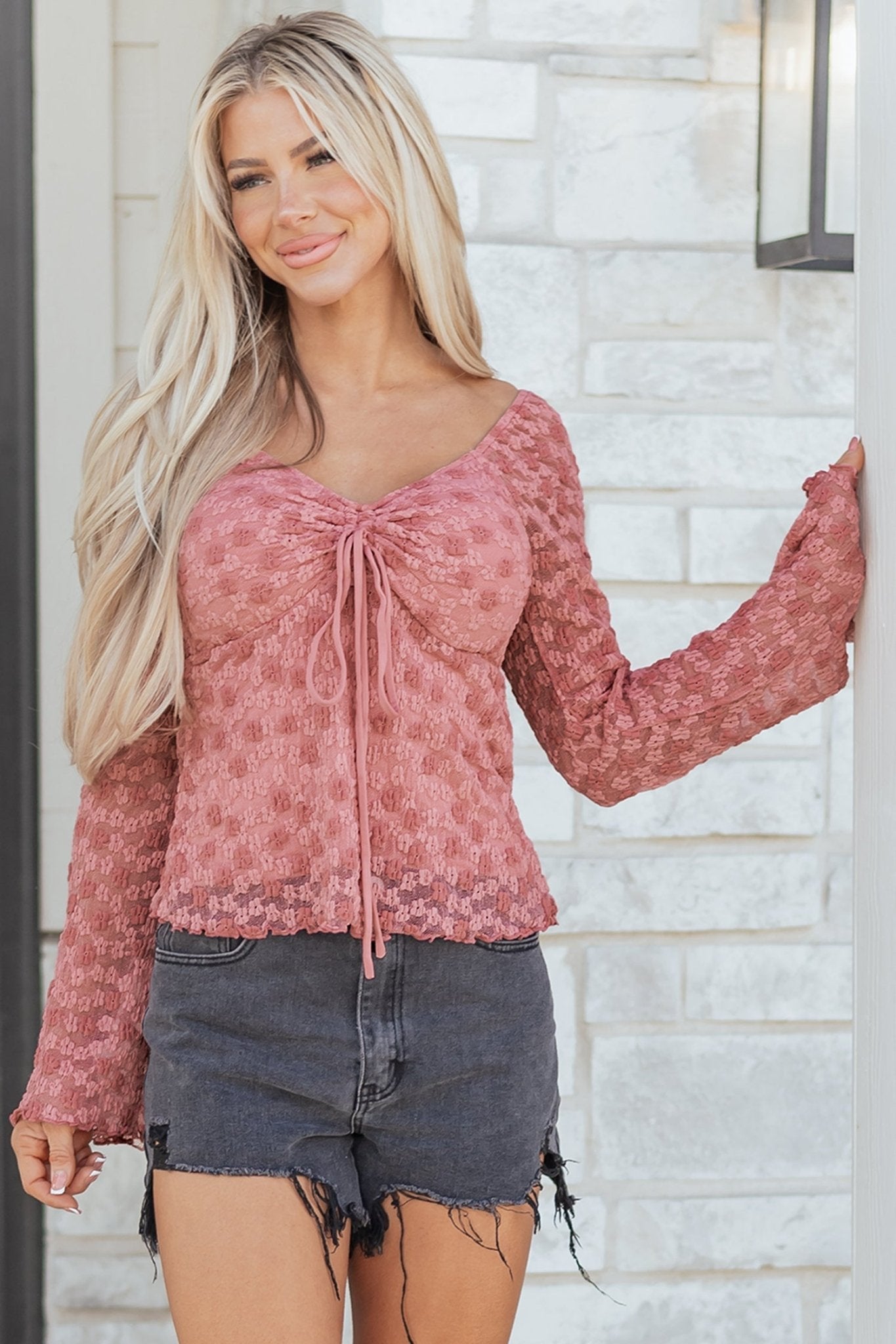 Paloma Detail Floral Lace Blouse - Hello Beautiful BoutiqueBlouses & ShirtsThreaded Pear
