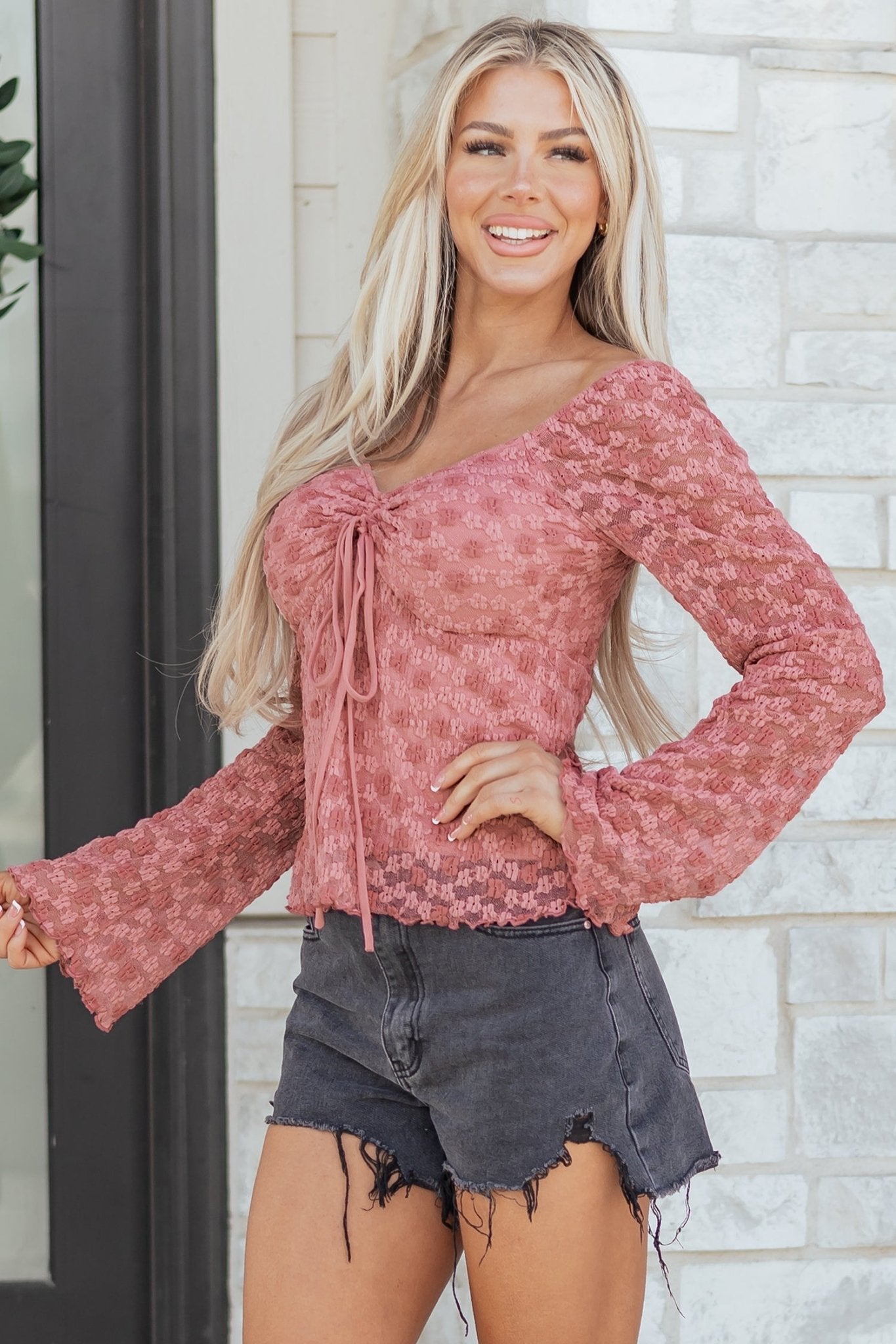 Paloma Detail Floral Lace Blouse - Hello Beautiful BoutiqueBlouses & ShirtsThreaded Pear