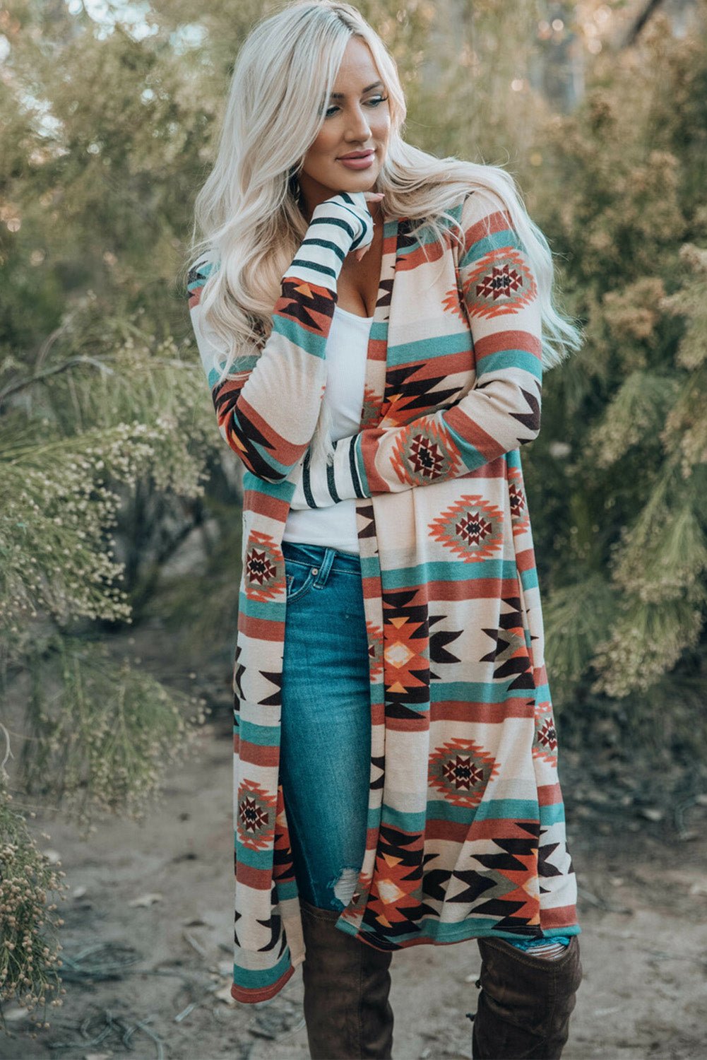 Paris Open Front Long Cardigan - Hello Beautiful BoutiqueCardigansThreaded Pear