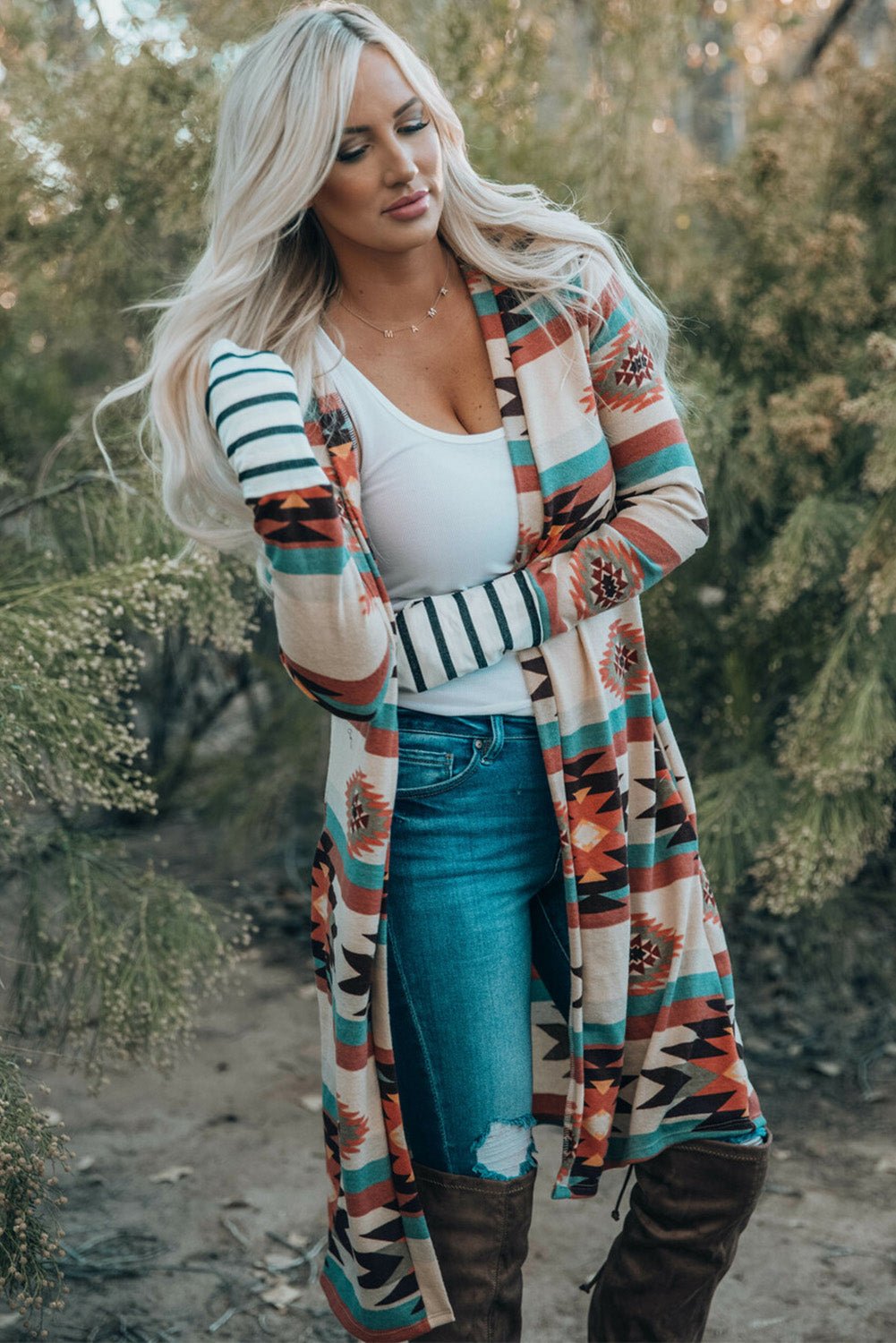 Paris Open Front Long Cardigan - Hello Beautiful BoutiqueCardigansThreaded Pear