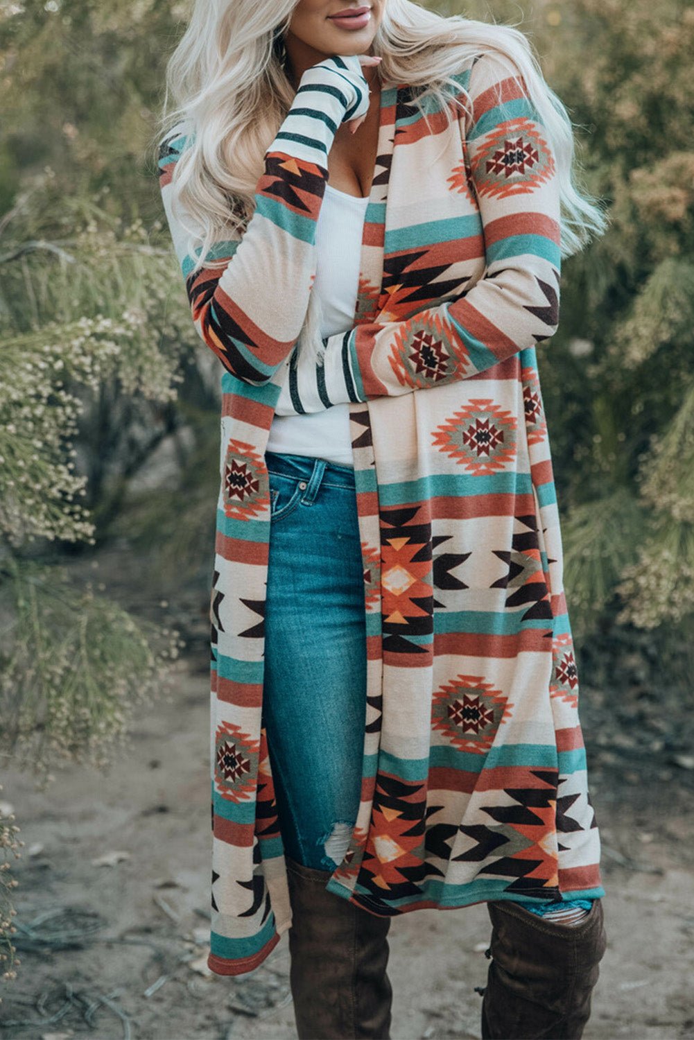 Paris Open Front Long Cardigan - Hello Beautiful BoutiqueCardigansThreaded Pear