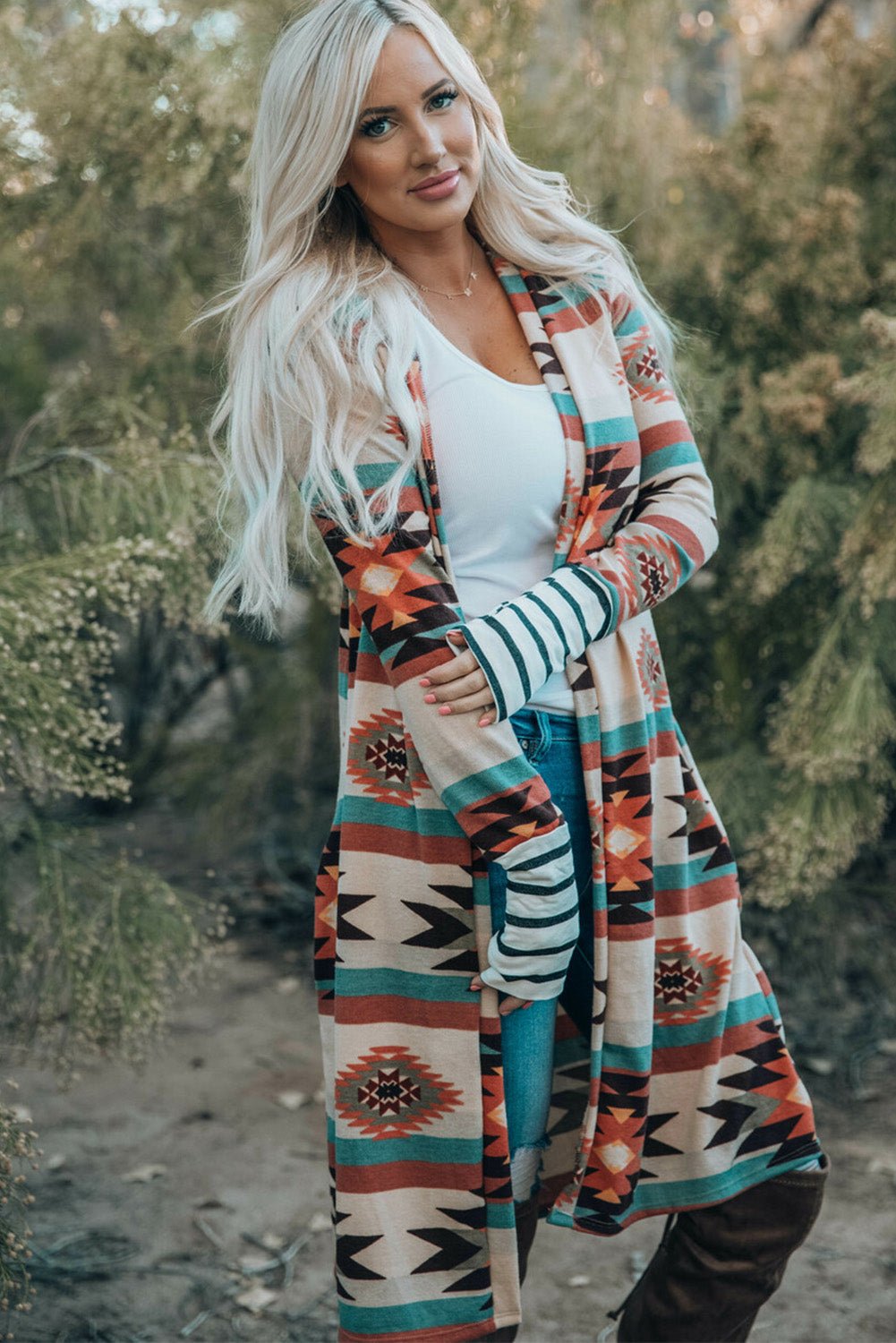 Paris Open Front Long Cardigan - Hello Beautiful BoutiqueCardigansThreaded Pear