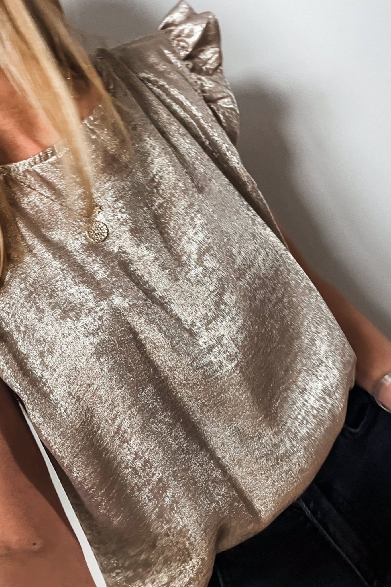 Parker Ruffle Trim Sleeveless Top - Hello Beautiful BoutiqueTank TopsThreaded Pear