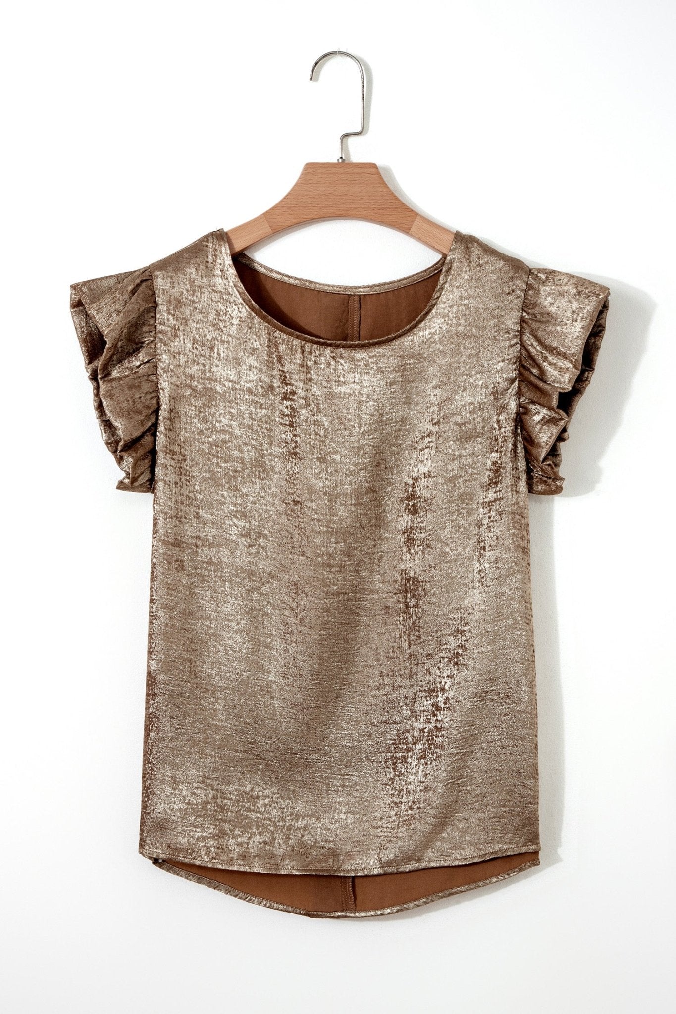 Parker Ruffle Trim Sleeveless Top - Hello Beautiful BoutiqueTank TopsThreaded Pear
