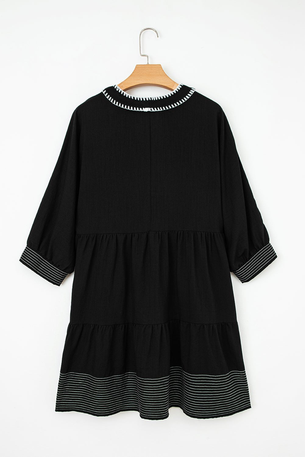 Patara Sleeve Tiered Mini Dress - Hello Beautiful BoutiqueMini DressesThreaded Pear