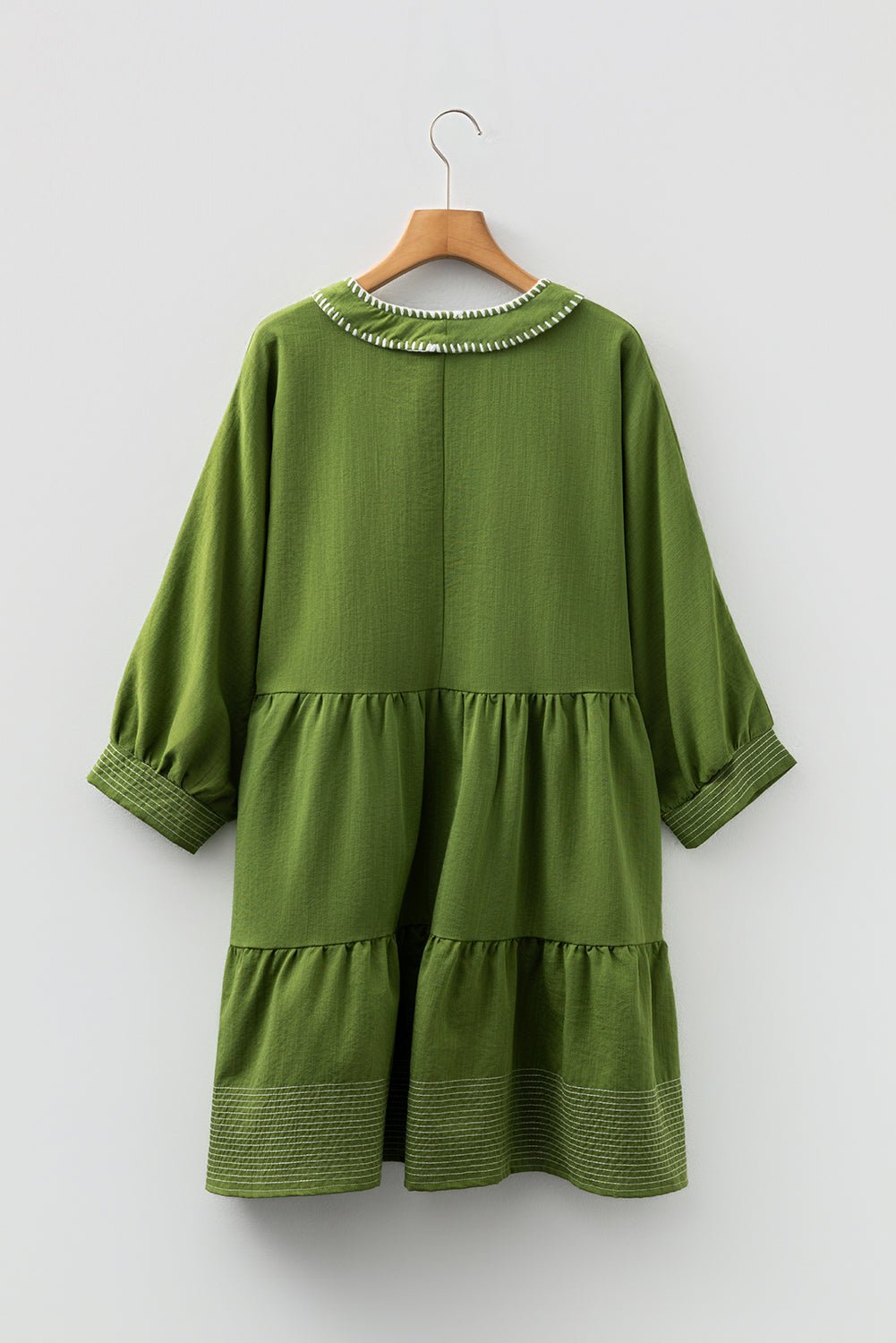 Patara Sleeve Tiered Mini Dress - Hello Beautiful BoutiqueMini DressesThreaded Pear