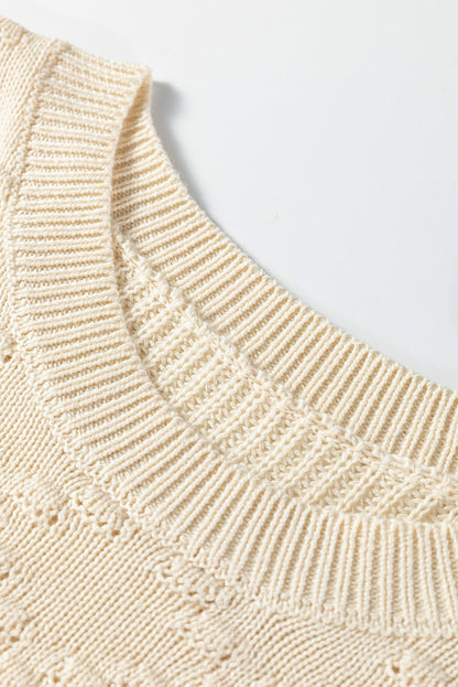 Paula Embroidered Detail Casual Sweater - Hello Beautiful BoutiqueSweatersThreaded Pear