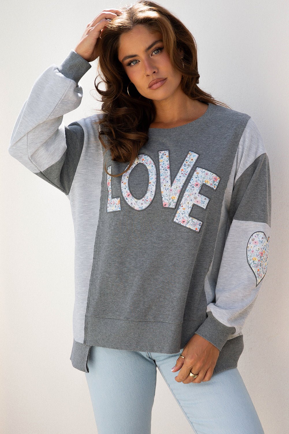 Payton Uneven Hem Chic Sweatshirt - Hello Beautiful BoutiqueSweatshirts & HoodiesThreaded Pear