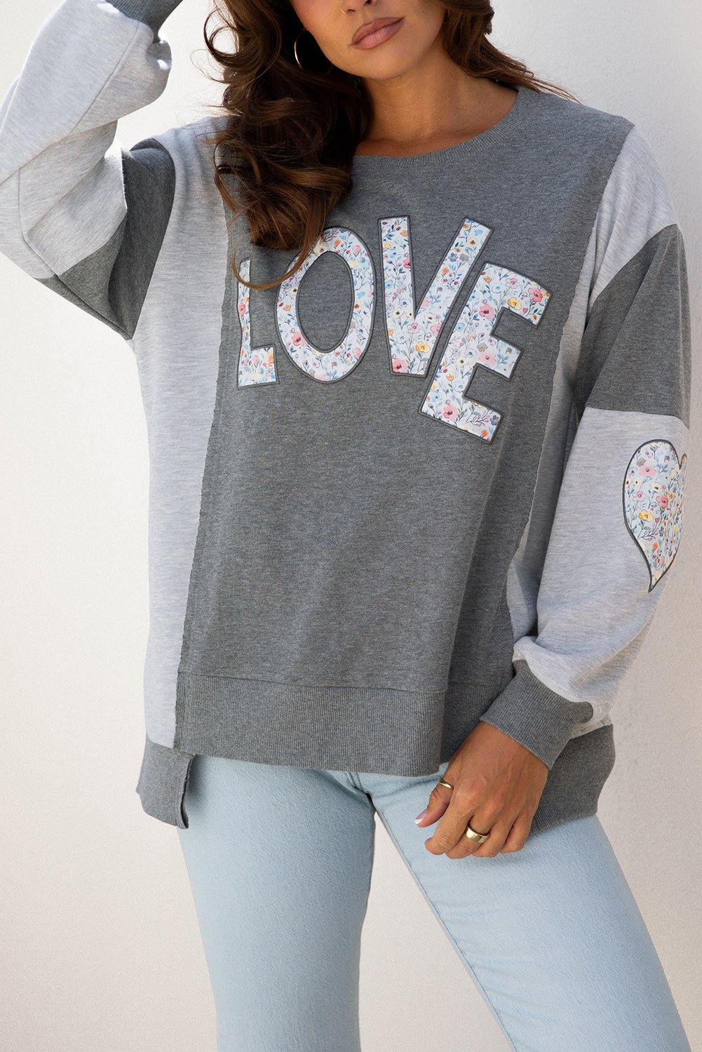 Payton Uneven Hem Chic Sweatshirt - Hello Beautiful BoutiqueSweatshirts & HoodiesThreaded Pear