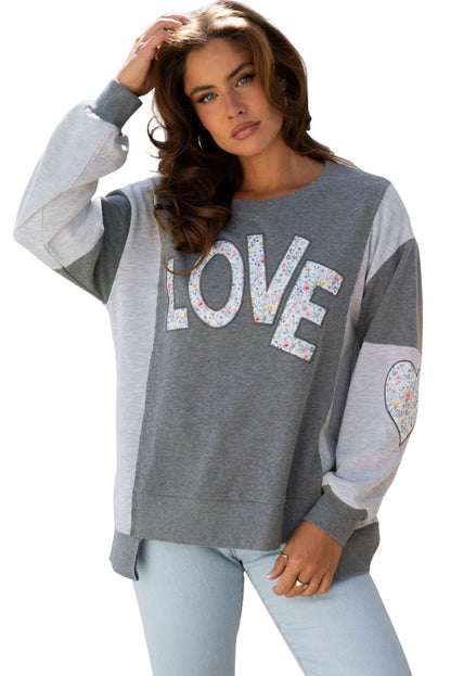 Payton Uneven Hem Chic Sweatshirt - Hello Beautiful BoutiqueSweatshirts & HoodiesThreaded Pear