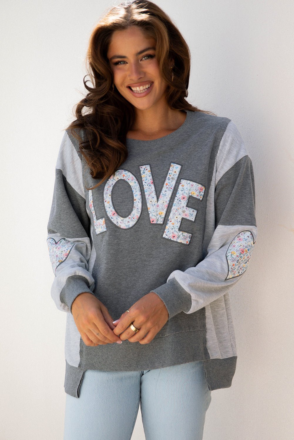 Payton Uneven Hem Chic Sweatshirt - Hello Beautiful BoutiqueSweatshirts & HoodiesThreaded Pear