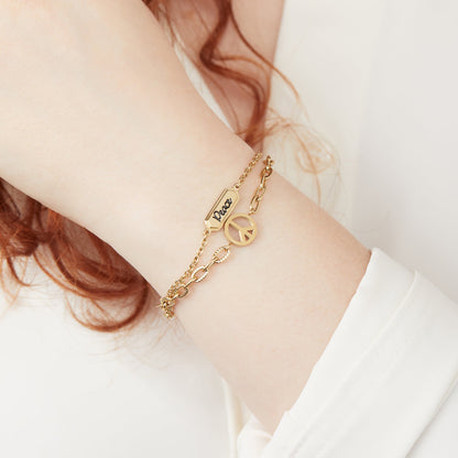 Peace Stranded Bracelet™ Set - Hello Beautiful BoutiqueBraceletsALEX AND ANI