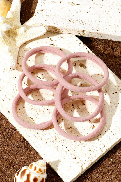 Peach Blossom Solid Hair Tie - Hello Beautiful BoutiqueHeadwearThreaded Pear