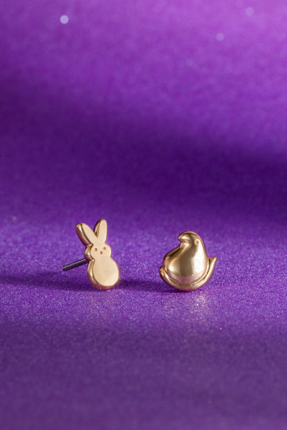 PEEPS® Bunny and Chick Stud Earrings - Hello Beautiful BoutiqueEarringsALEX AND ANI