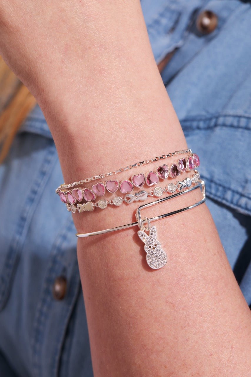 PEEPS® Crystal Bunny Bangle - Hello Beautiful BoutiqueBraceletsALEX AND ANI