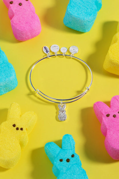 PEEPS® Crystal Bunny Bangle - Hello Beautiful BoutiqueBraceletsALEX AND ANI