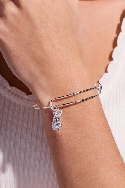PEEPS® Crystal Bunny Bangle - Hello Beautiful BoutiqueBraceletsALEX AND ANI