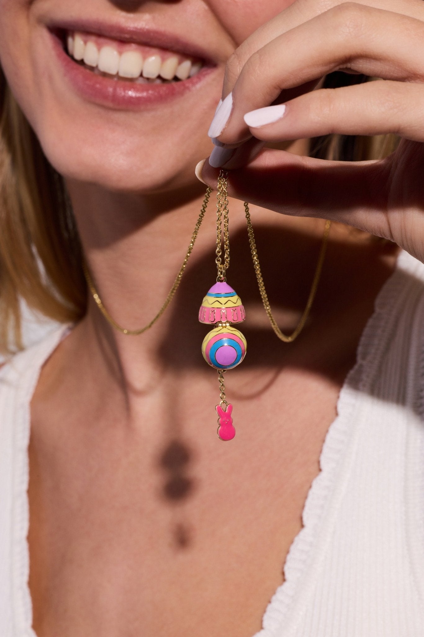 PEEPS® Easter Egg Pendant Necklace - Hello Beautiful BoutiqueNecklacesALEX AND ANI