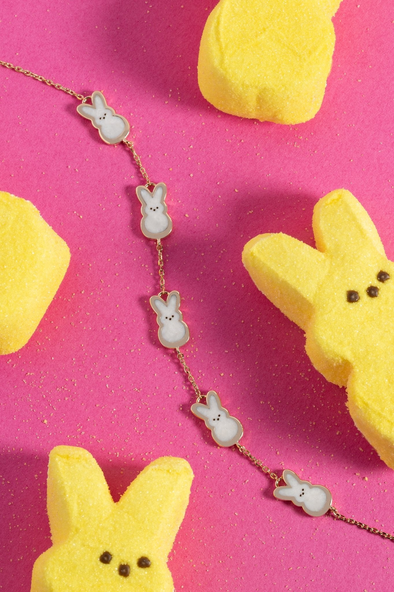 PEEPS® Pearlized Bunny Charm Bracelet - Hello Beautiful BoutiqueBraceletsALEX AND ANI