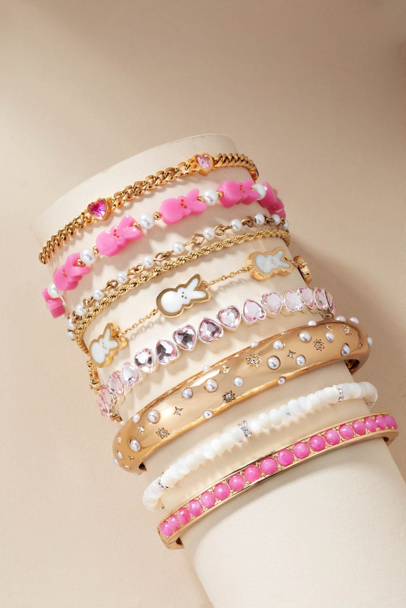 PEEPS® Pearlized Bunny Charm Bracelet - Hello Beautiful BoutiqueBraceletsALEX AND ANI