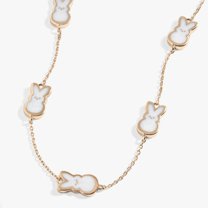 PEEPS® Pearlized Bunny Charm Necklace - Hello Beautiful BoutiqueNecklacesALEX AND ANI