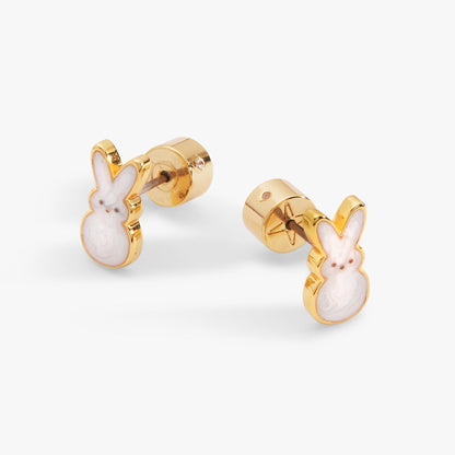 PEEPS® White Pearlized Bunny Studs - Hello Beautiful BoutiqueEarringsALEX AND ANI